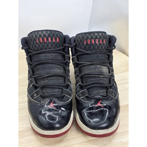 Nike Jordan Max Aura PS Black Gym Red Size 13.5C AQ9216-006  Kids Shoes - Picture 4 of 8